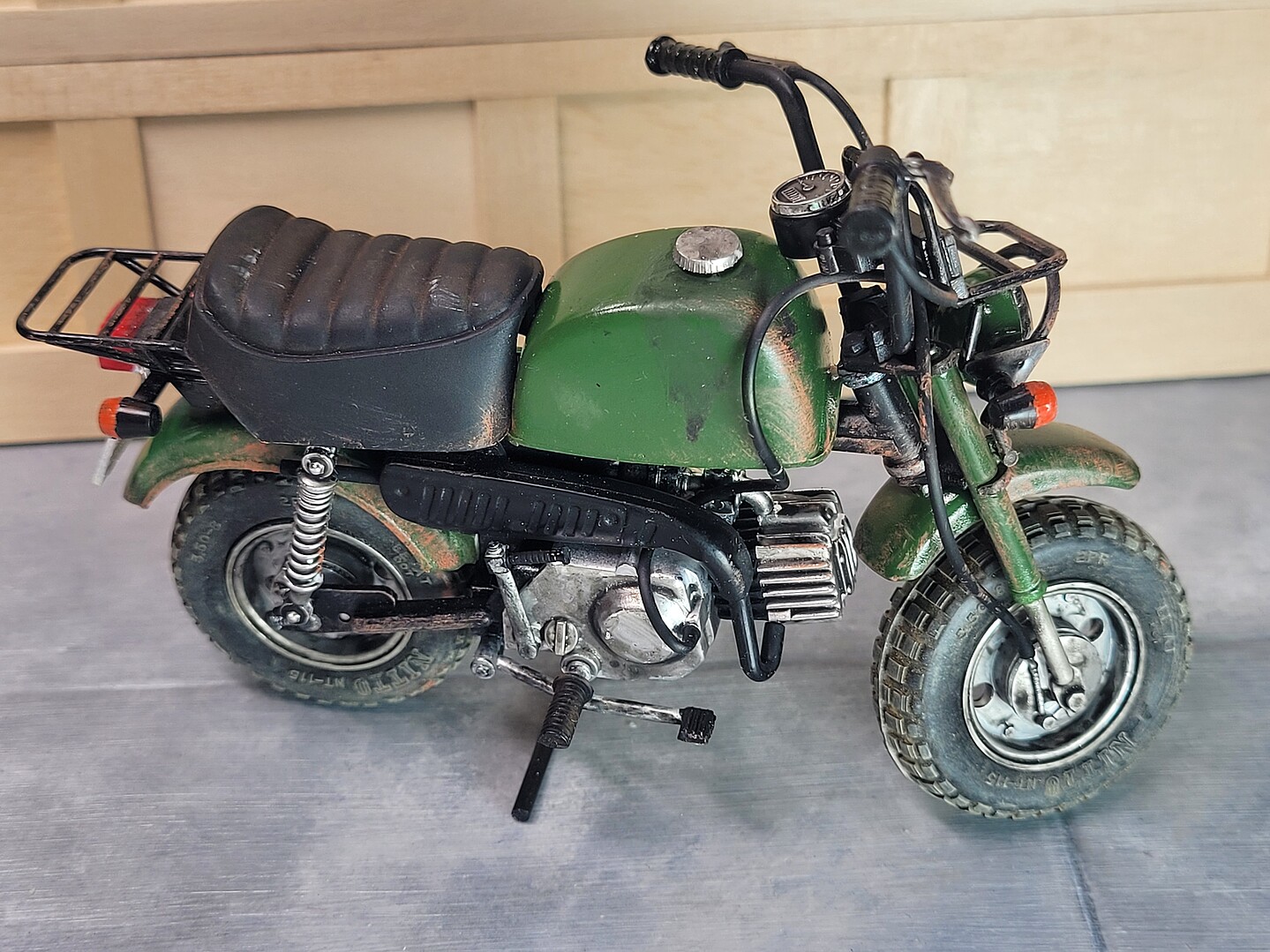 Gallery Pictures Aoshima Honda Gorilla Custom Takegawa V1 Dirt Bike Plastic Model Motorcycle Kit