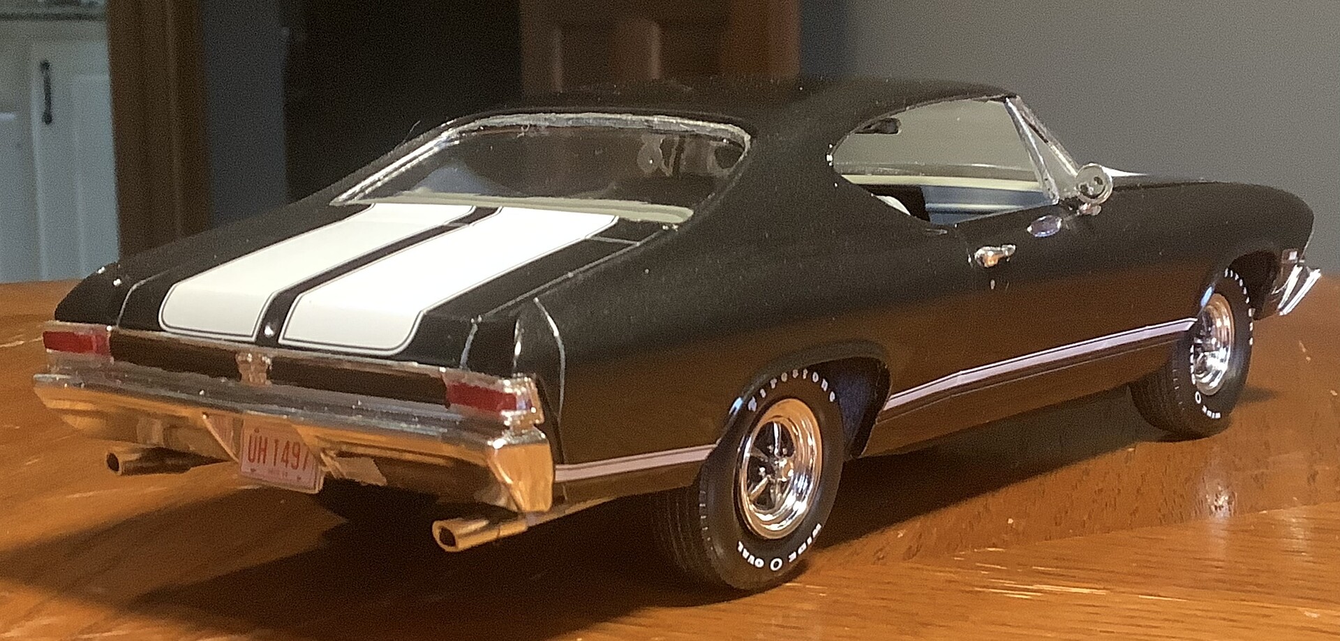 1968 Chevy Chevelle SS 396 Car -- Plastic Model Car Kit -- 1/25 Scale ...
