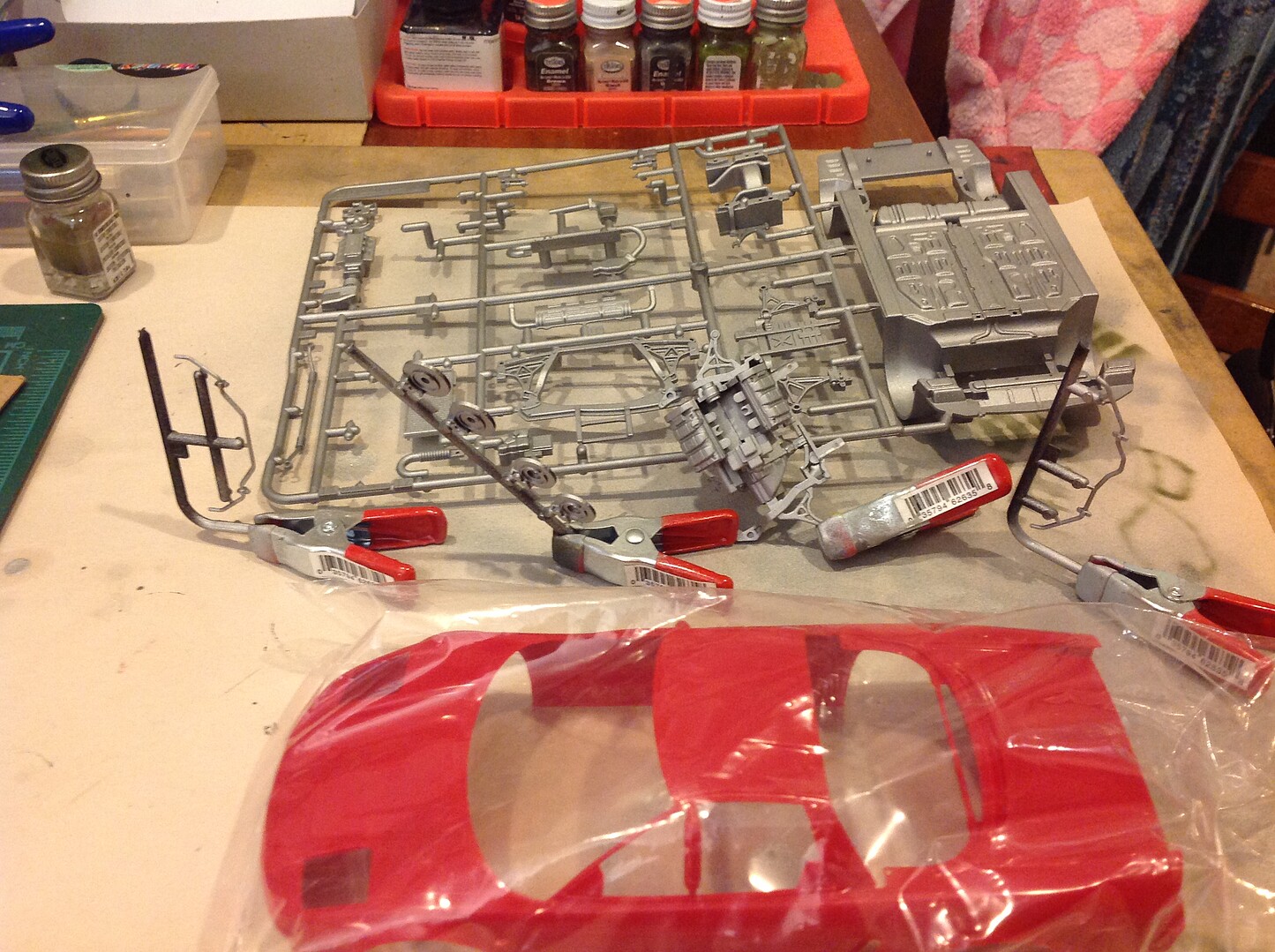 Gallery Pictures Tamiya Honda NSX Sports Car Plastic Model Car Kit 1/24