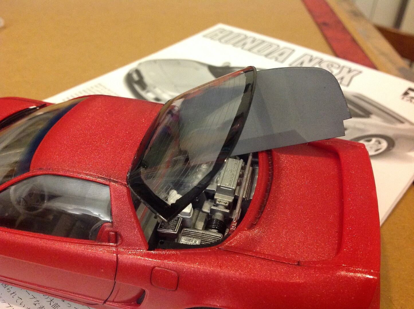 Honda NSX Sports Car Plastic Model Car Kit 1/24 Scale 24100