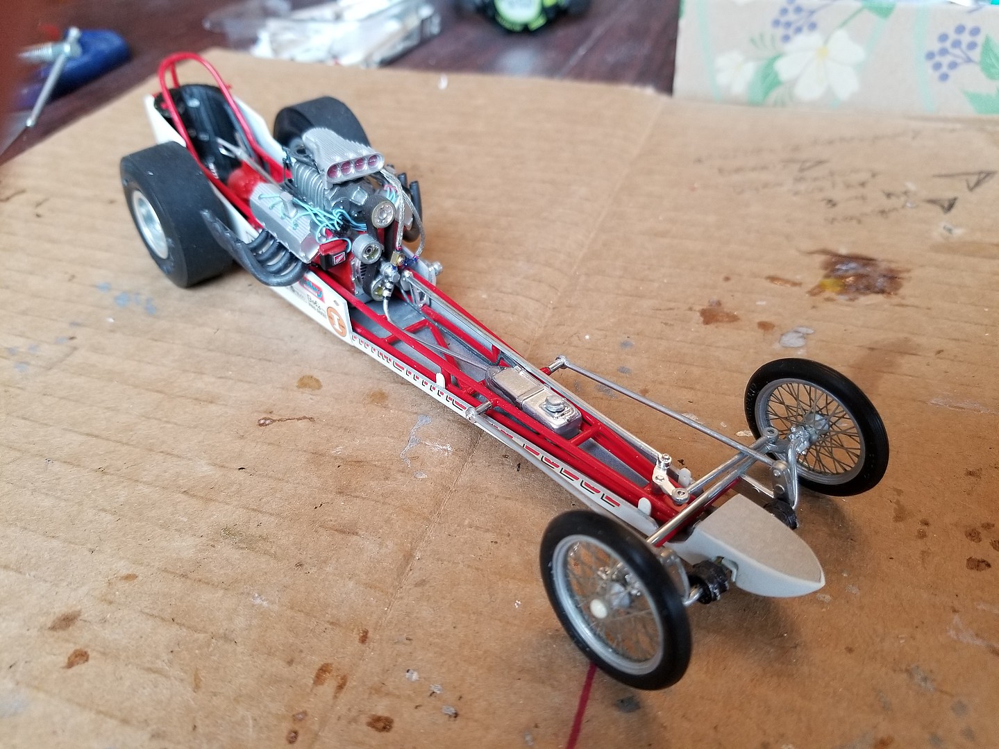 Ramchargers Front Engine Dragster Plastic Model Car Vehicle Kit Scale