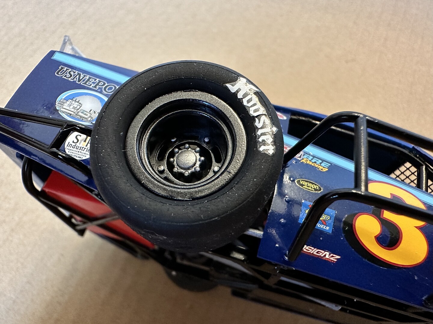 1/25 Ole Blue BRE Racing Asphalt Modified Race Car (Ltd Edition ...