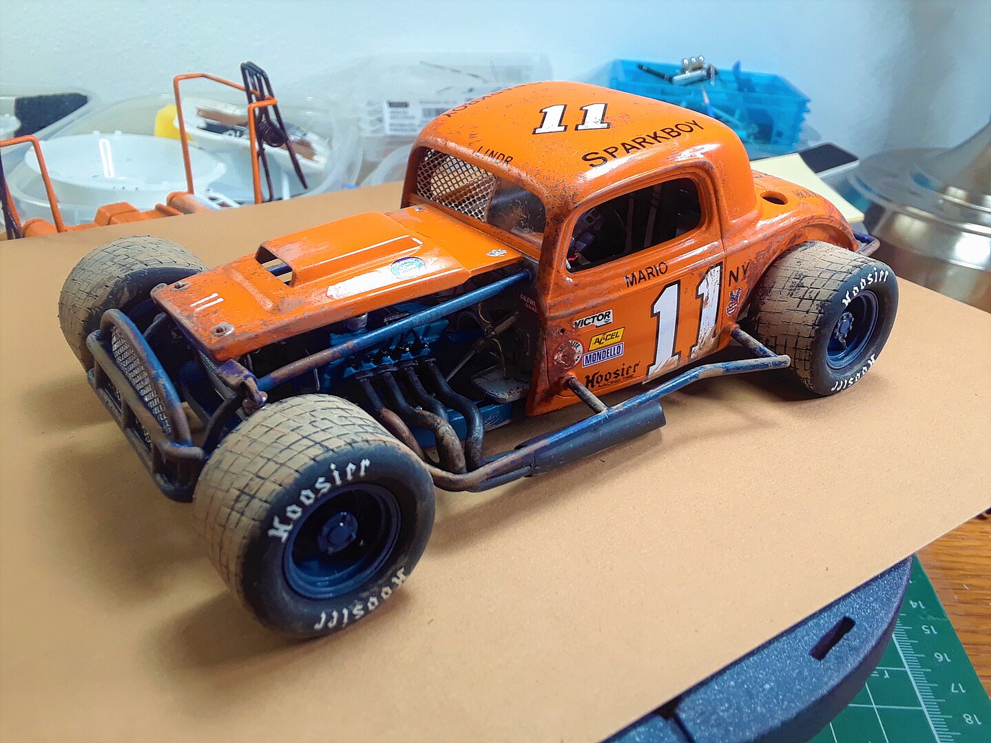 '34 Slammer Modified 2T -- Plastic Model Car Vehicle Kit -- 1/25 Scale ...