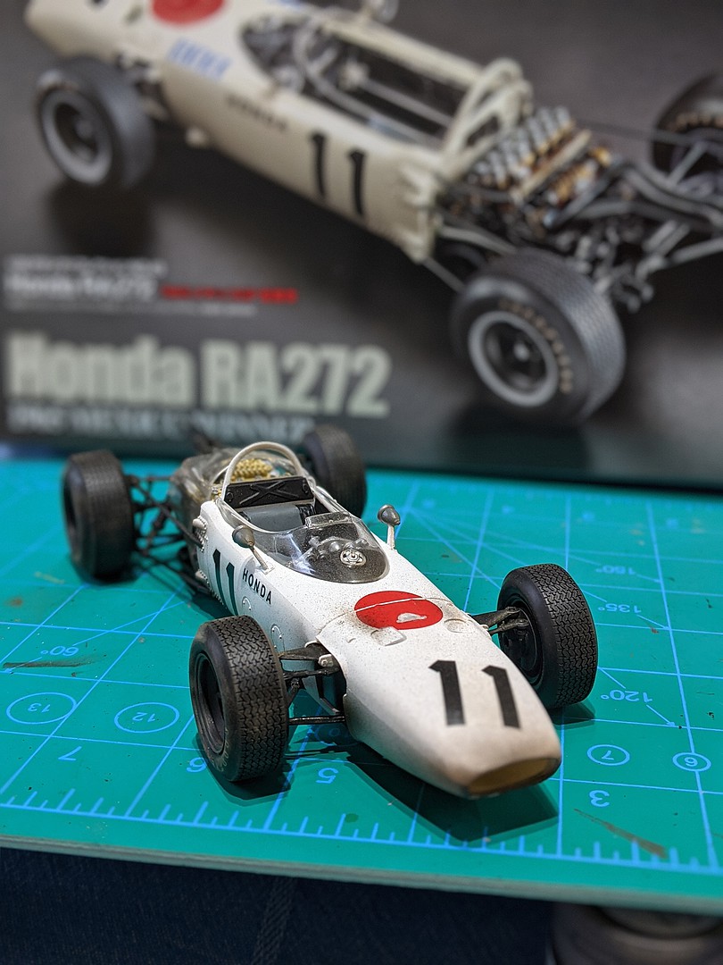 Honda F-1 RA272 Formula Racecar Open Wheel F1 GP -- Plastic Model Car ...