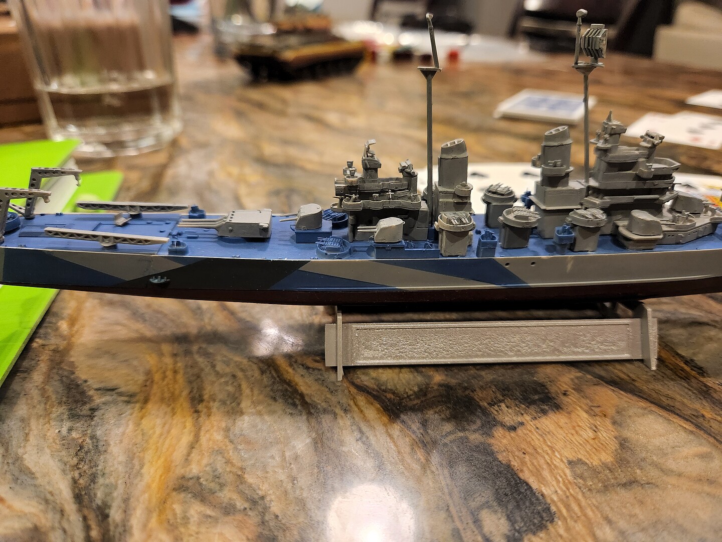 USS Baltimore CA68 Heavy Cruiser 1944 -- Plastic Model Military Ship ...