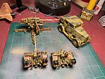 German SS10 Heavy Tractor & 88mm FlaK 37 Gun