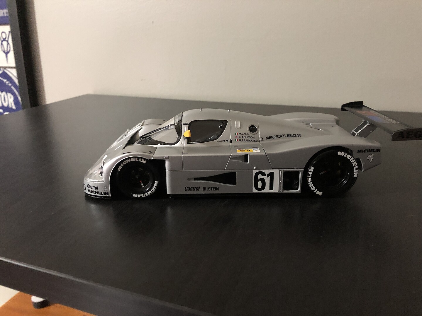 1989 Sauber-Mercedes C9 -- Plastic Model Car Vehicle Kit -- 1/24 Scale --  #24359 pictures by Steel1 ( Topeka )