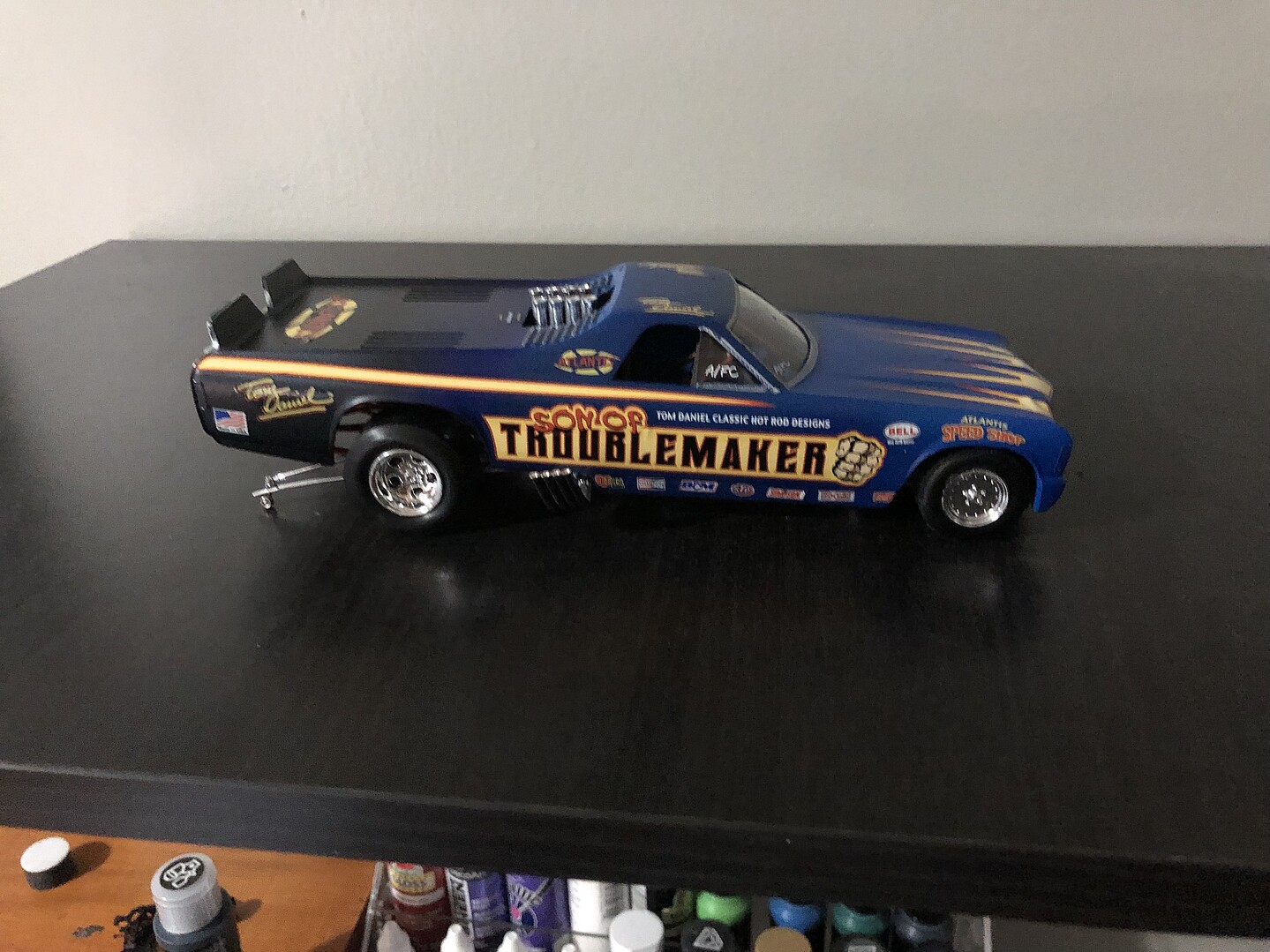 Tom Daniel Son of Troublemaker Chevy El Camino Funny Car 1:24