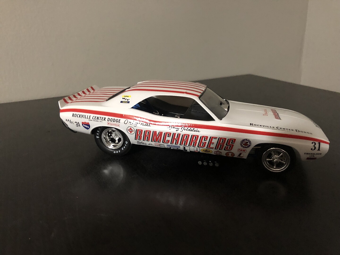 Ramchargers Dodge Challenger Funny Car Plastic Model Car Vehicle Kit