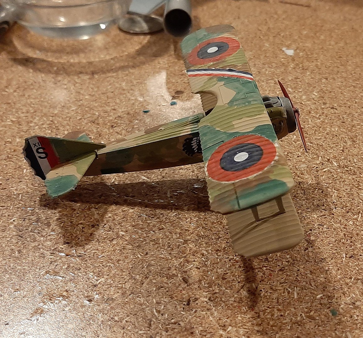 Spad Xiii Wwi Raf Plastic Model Airplane Kit Scale