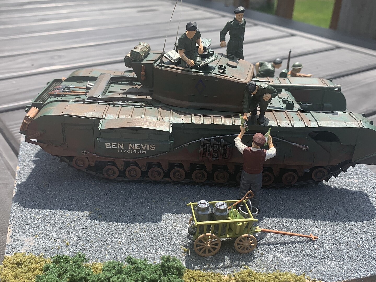 British Infantry Support Tank MK.IV Plastic Model Military Vehicle