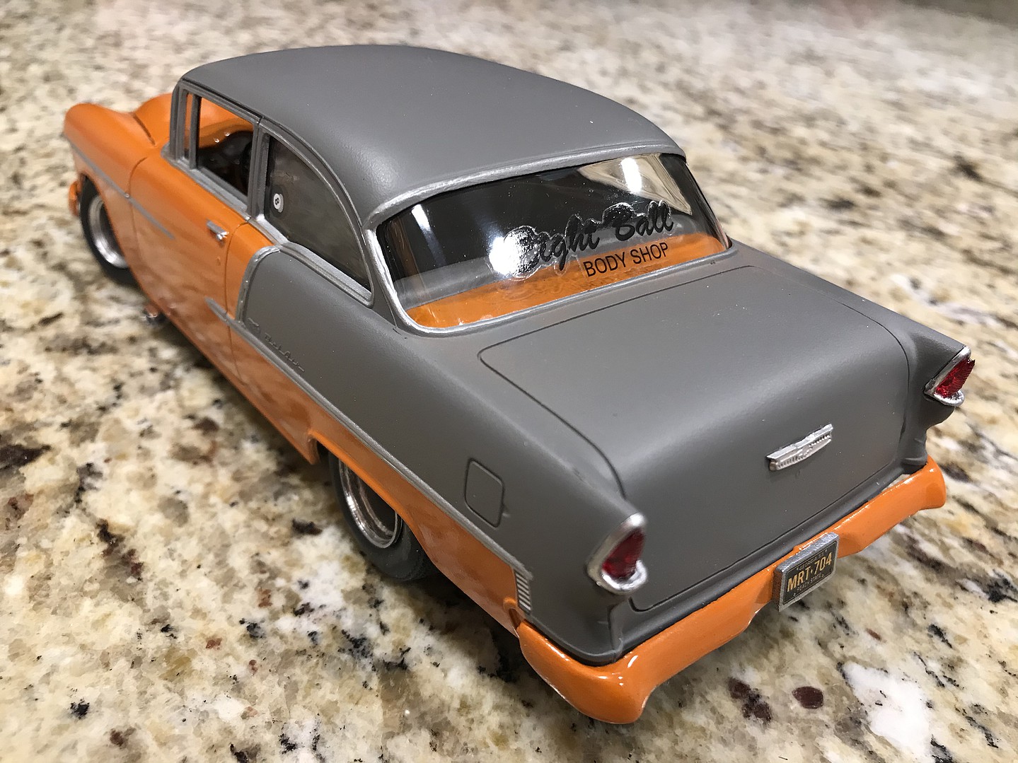 1955 Chevy Bel Air Sedan Plastic Model Car Kit 125 Scale