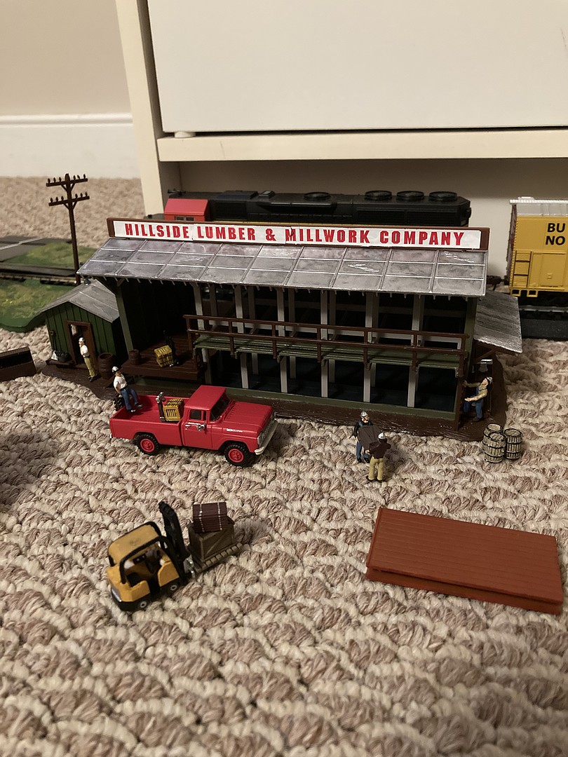 Lumber Yard & Office Kit HO Scale Model Railroad Building 750 pictures by razorbackhog81