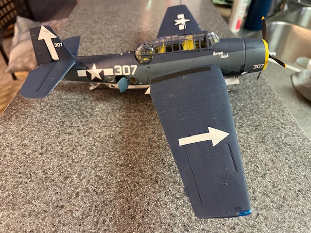 Tbm Avenger Bunker Hill Plastic Model Airplane Kit Scale Pictures By