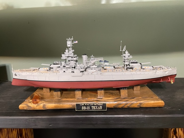 Gallery Pictures Trumpeter USS Texas BB-35 Battleship Plastic Model ...