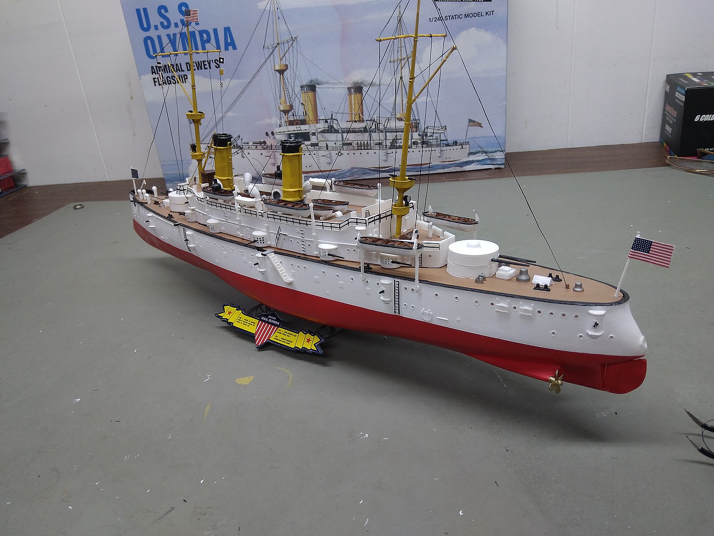 1/232 プラモデル Cruise USS OLYMPIA アメリカ軍巡洋艦 1/232 プラモデル Cruise USS OLYMPIA アメリカ軍巡洋艦 - メルカリ