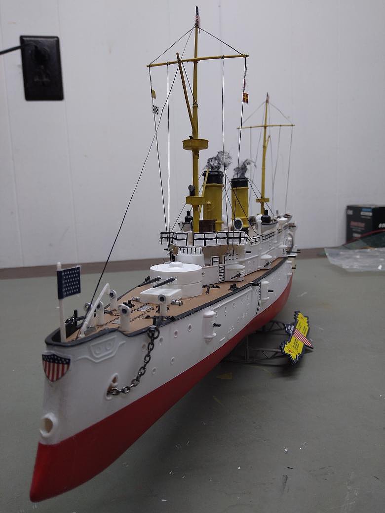 1/232 プラモデル Cruise USS OLYMPIA アメリカ軍巡洋艦 - メルカリ