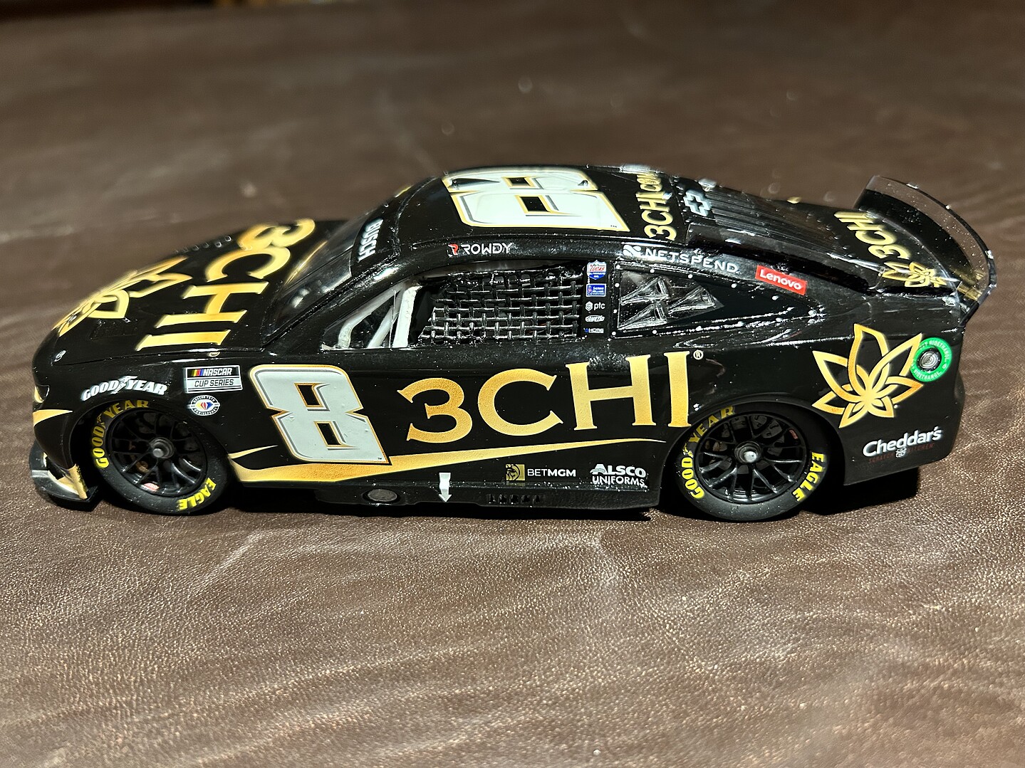 2023 Camaro ZL1 Kyle Busch 8 3CHI Paint Scheme Plastic Model Car