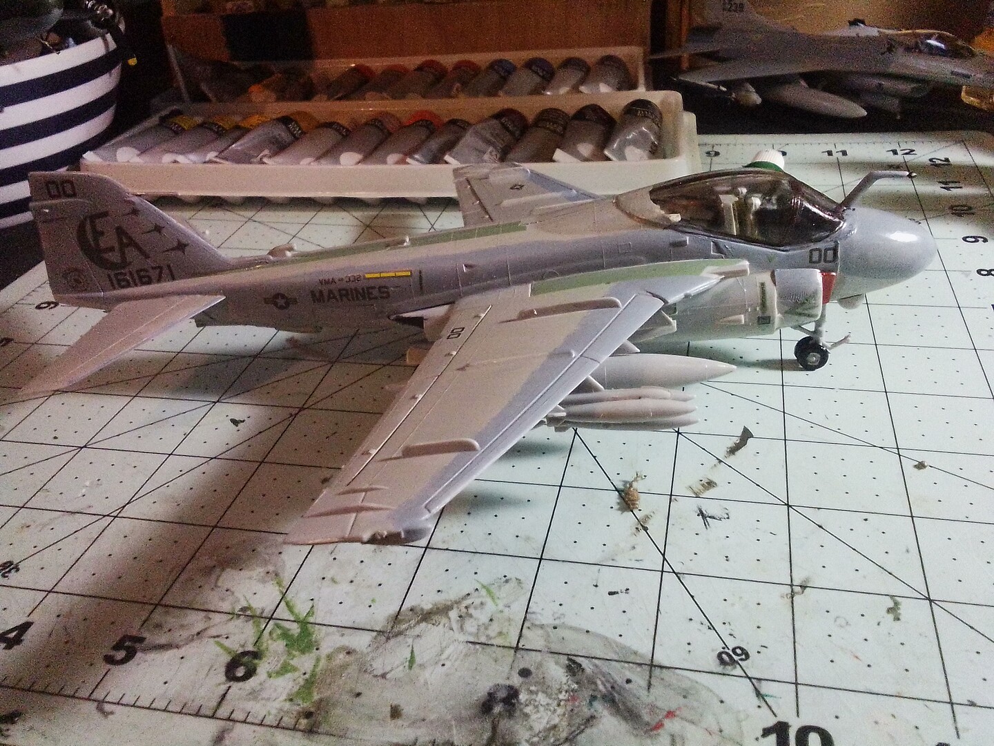 A-6E Intruder -- Plastic Model Airplane Kit -- 1/72 Scale -- #00338 ...