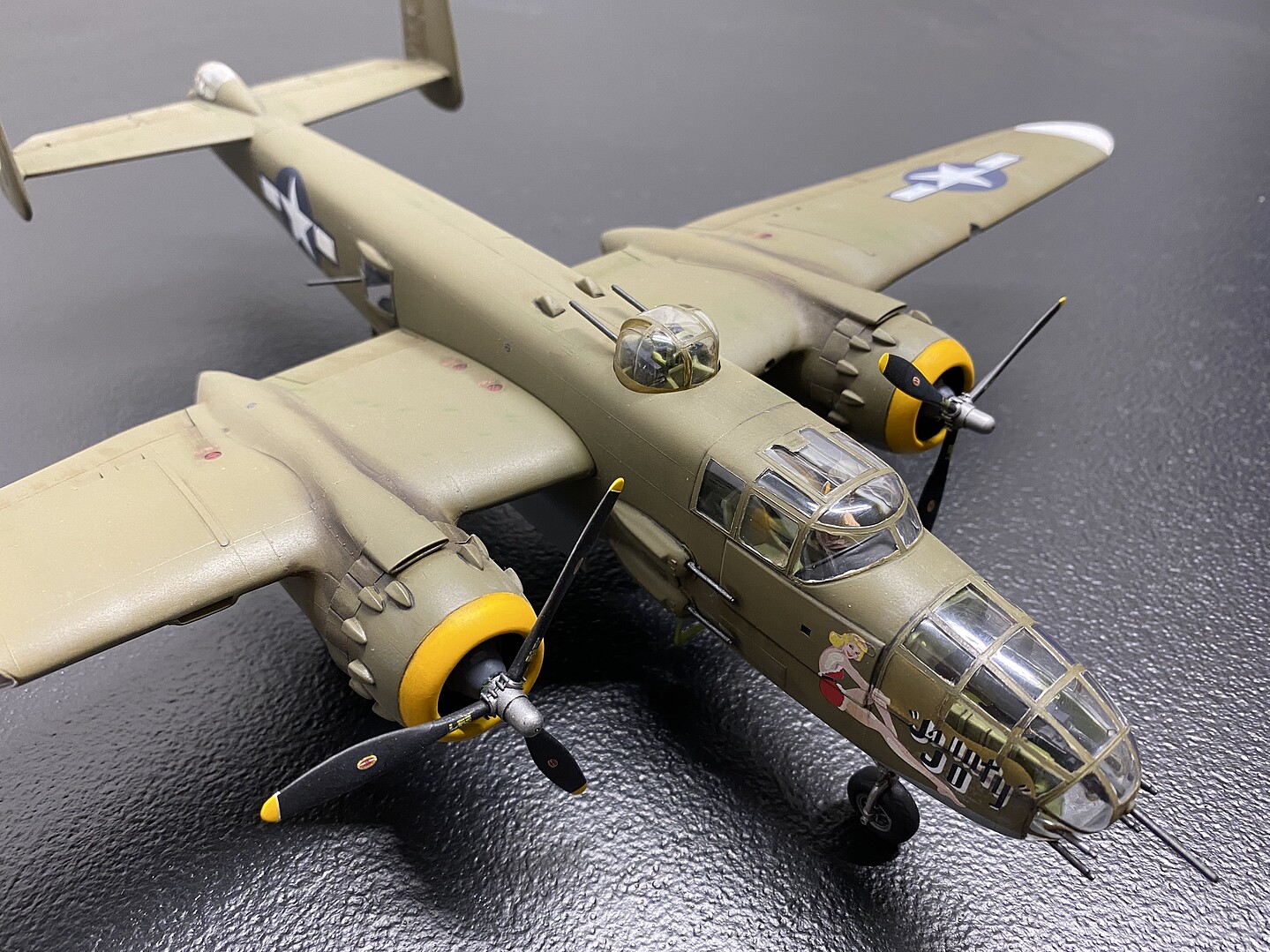 B25J Mitchell Bomber -- Plastic Model Airplane Kit -- 1/48 Scale ...