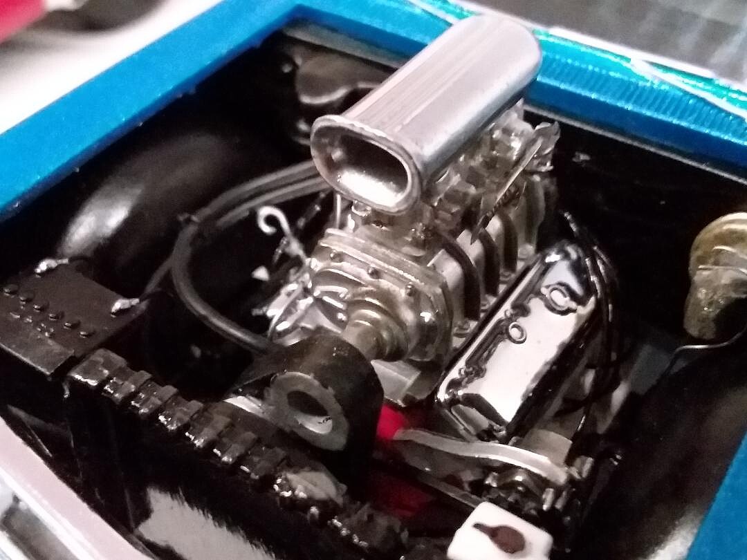 1967 Chevy Chevelle Pro Street Car 1/25 Scale Plastic Model Car