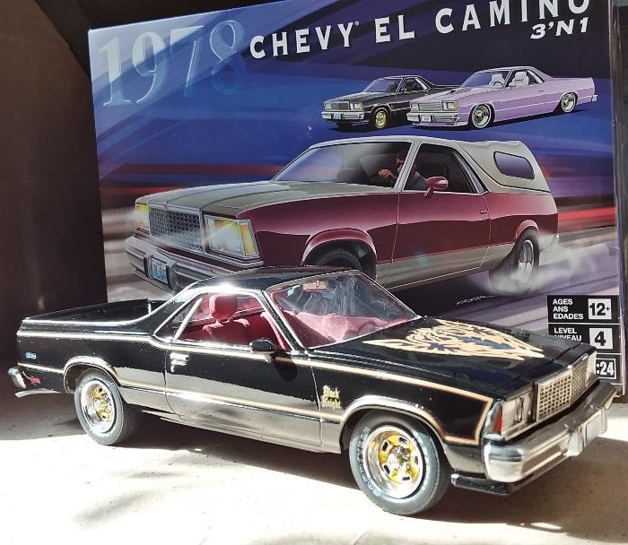 1978 Chevy El Camino (3 in 1) -- Plastic Model Car Kit -- 1/24 