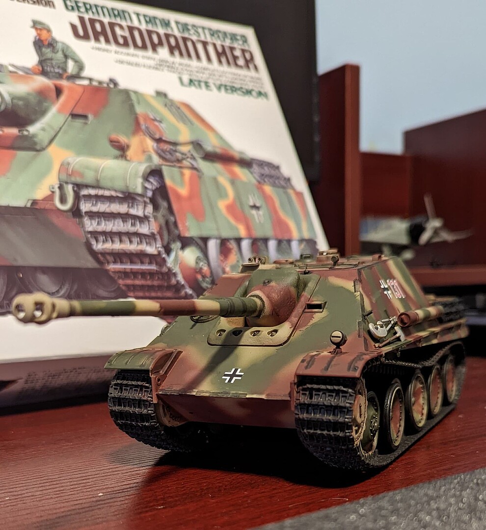Katonai modell Tamiya Jagdpanther német tankromboló Sd.Kfz.173 késői