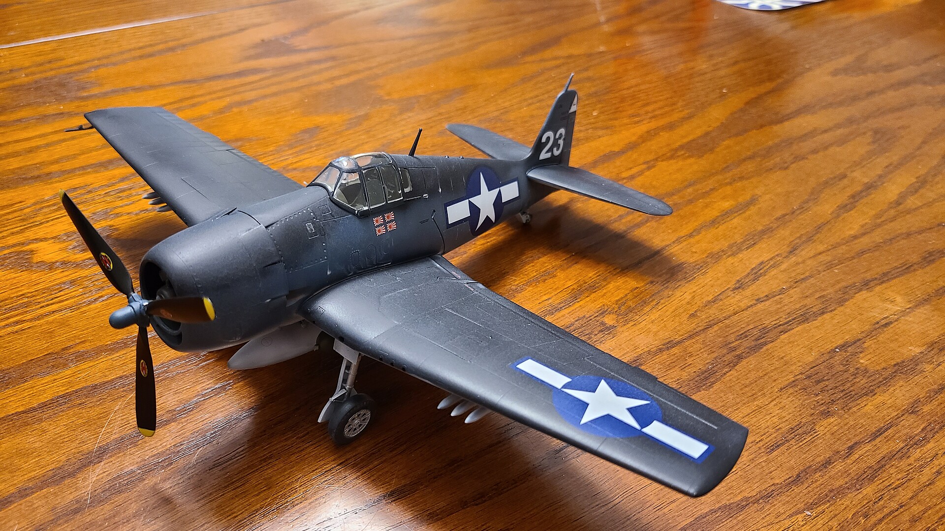 F6f 3 Hellcat Late Version Plastic Model Airplane Kit 148 Scale