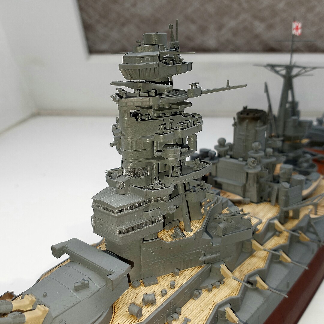 IJN Battleship Nagato 1941 -- Plastic Model Battleship Kit -- 1/350 ...