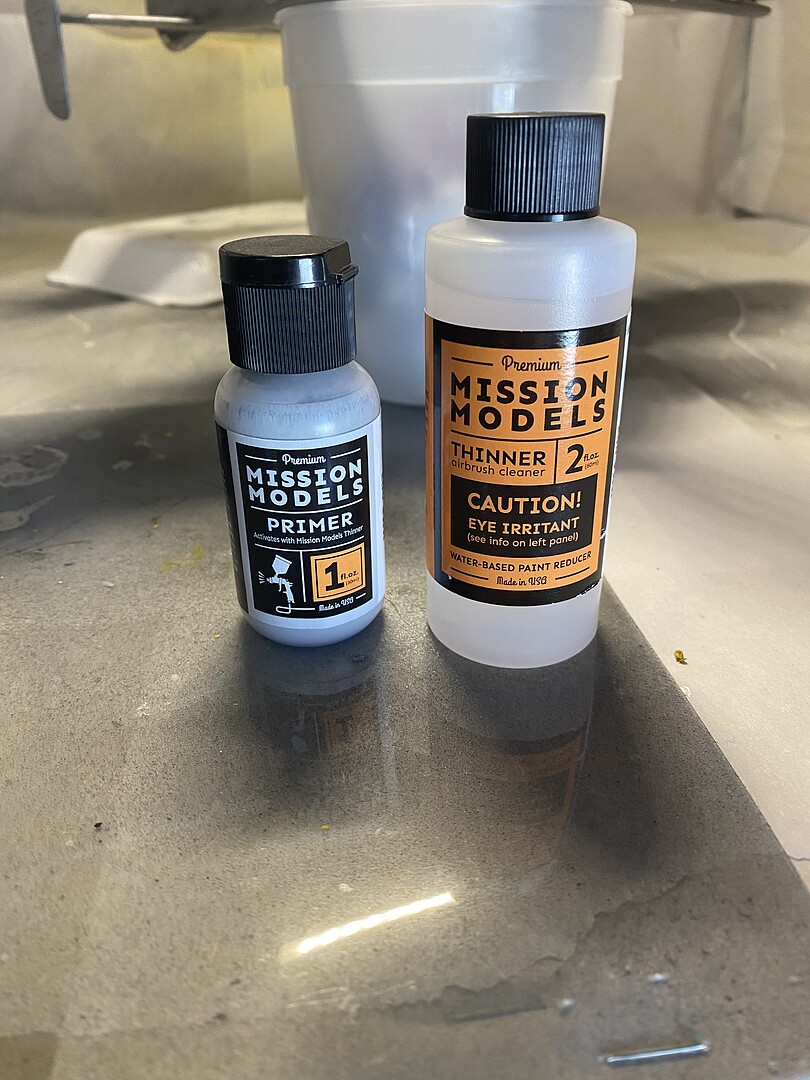 Mission Models - Acrylic Model Paint 1 oz Bottle, Grey Primer