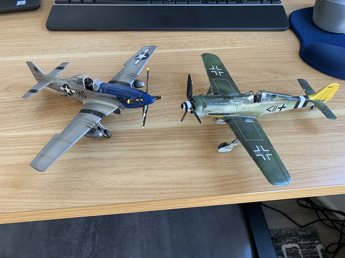 North American P51D Mustang Plastic Model Airplane Kit 1/48