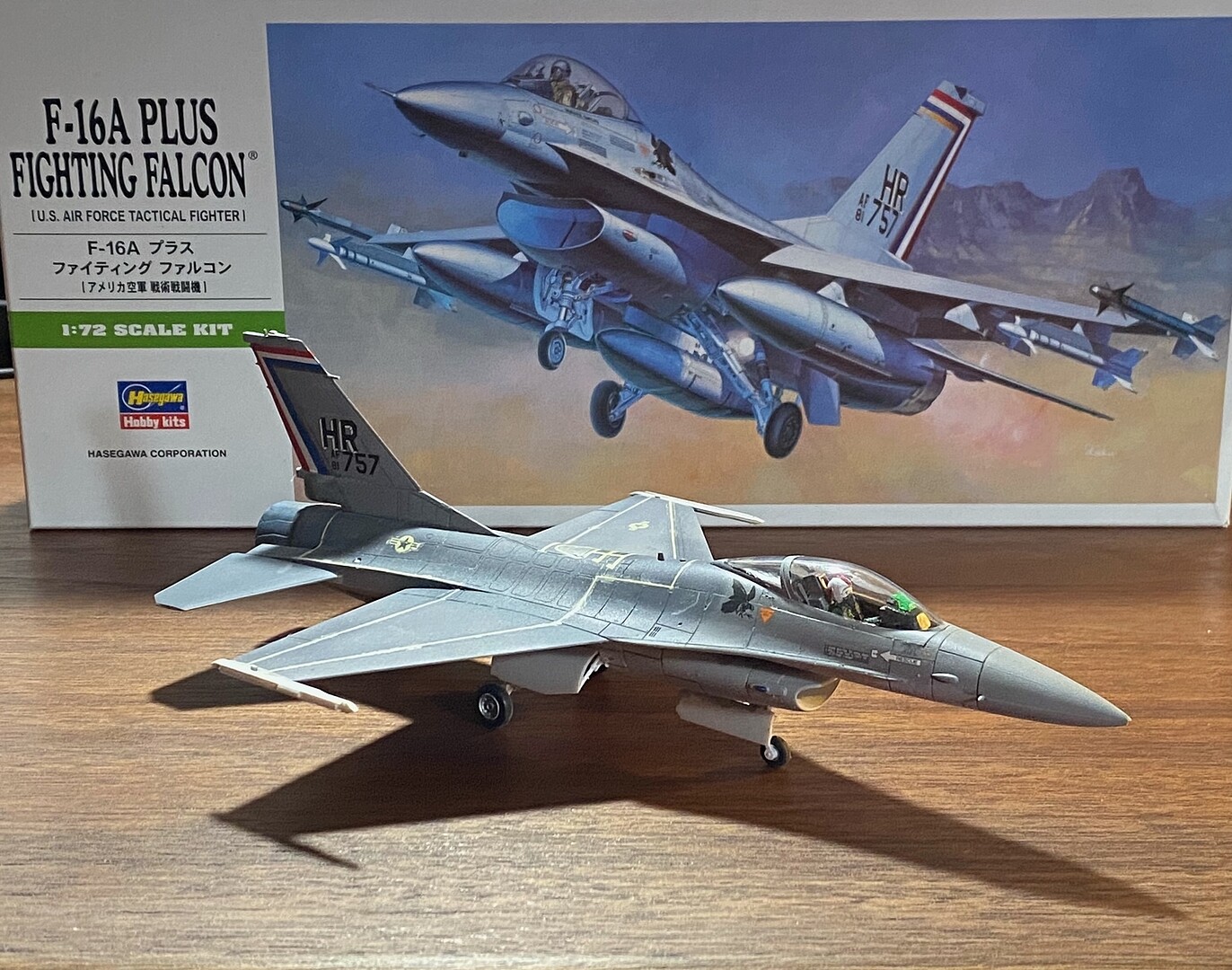 F-16A Plus Fighting Falcon -- Plastic Model Airplane Kit -- 1/72 Scale ...