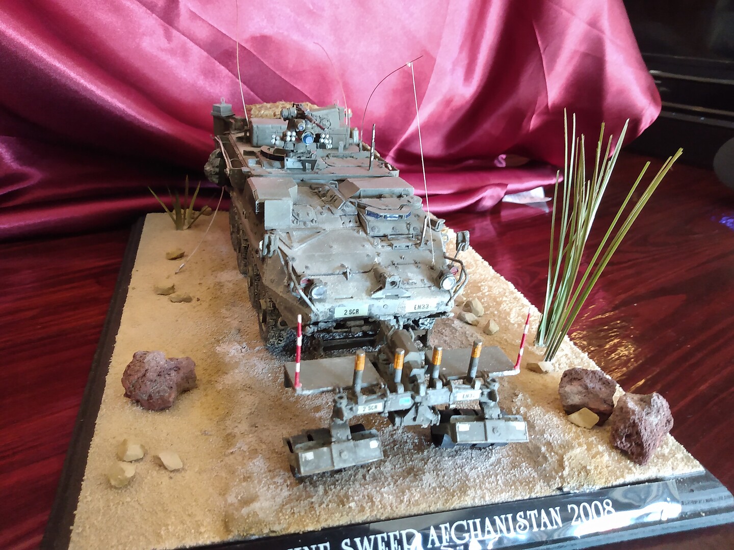M1132 Stryker Engineer Squad Vehicle w/LWMR Mine Roller/SOB -- 1/35 ...