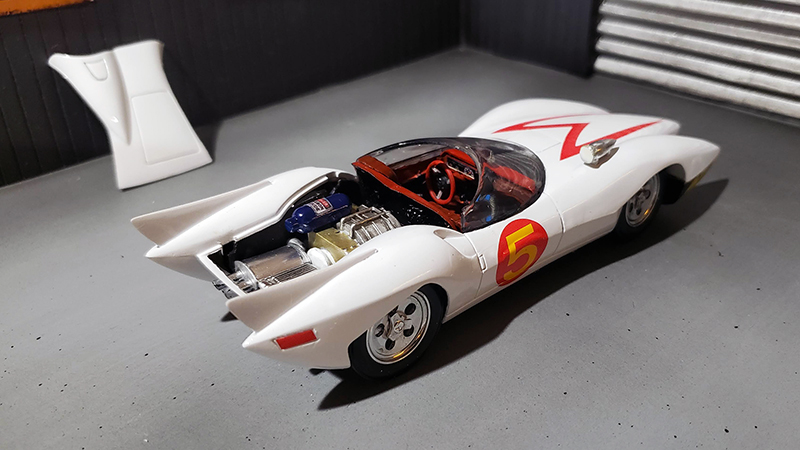 Speed Racer Mach 5 Race Car -- Plastic Model Car Vehicle Kit -- 1/25 ...