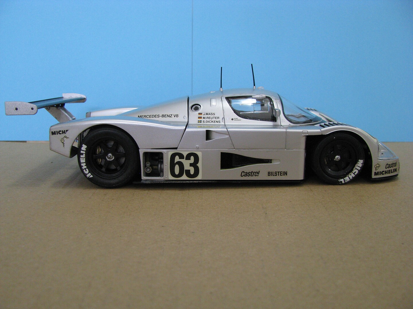 1989 Sauber-Mercedes C9 -- Plastic Model Car Vehicle Kit -- 1/24 Scale ...