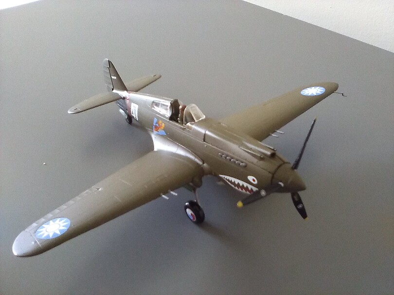 Easy Model Kit de modélisme Échelle 1:72 P40B/C Warhawk RAF 349