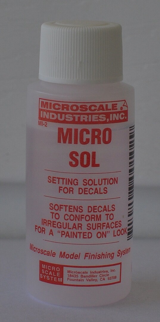 Micro set/micro sol for decal adehsion and testors dullcote to get