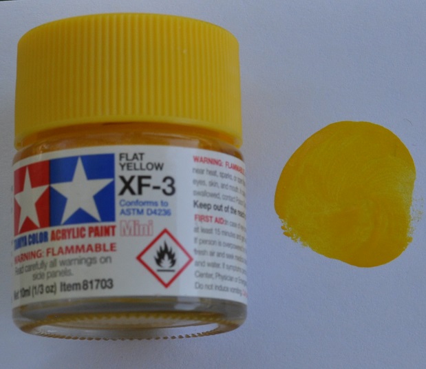 Tamiya - Acrylic XF3 Flat, Yellow - 81303