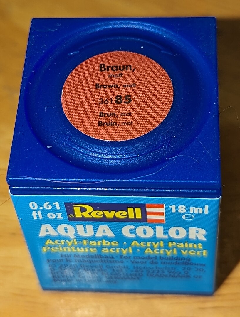 Gallery Pictures RevellGermany 18ml Bottle Acrylic Brown Mat Aqua