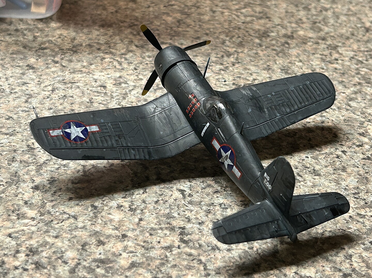 HASEGAWA 00140 1/72 Scale Model U.S. F4U-1D Corsair Fighter