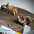 German Power Supply Kettenkrad Crew