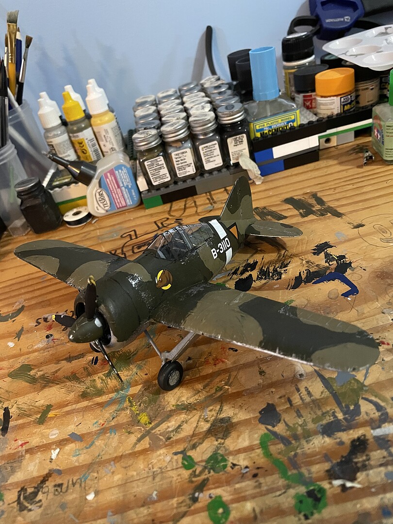 Brewster B-339 Buffalo Pacific Theater Fighter -- Plastic Model ...