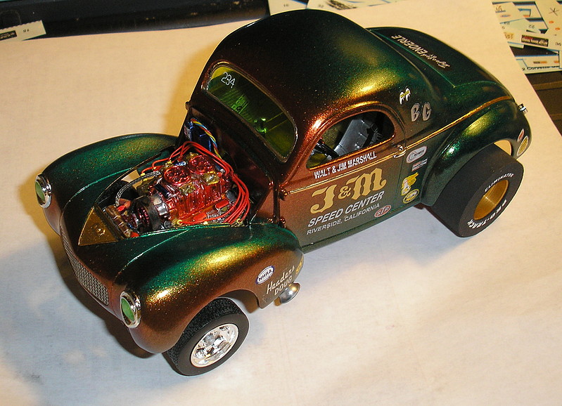 Willys Drag Coupe -- Plastic Model Car Kit -- 1/25 Scale -- #854990 ...