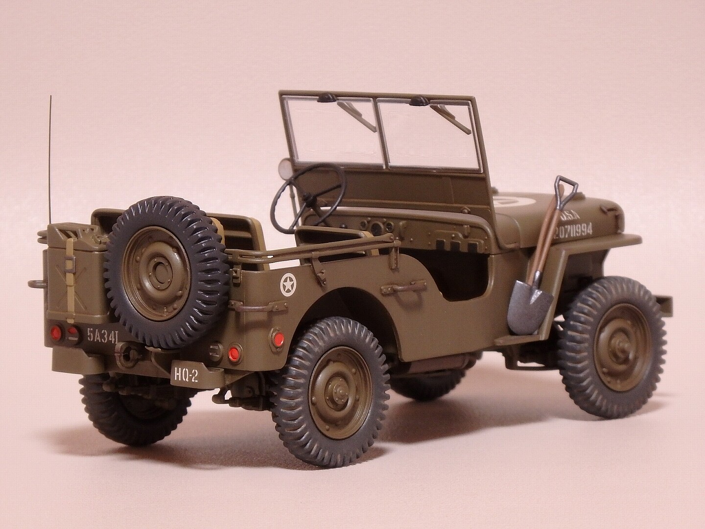 Jeep Willy Mb Th Anniversary Plastic Model Car Vehicle Kit Scale