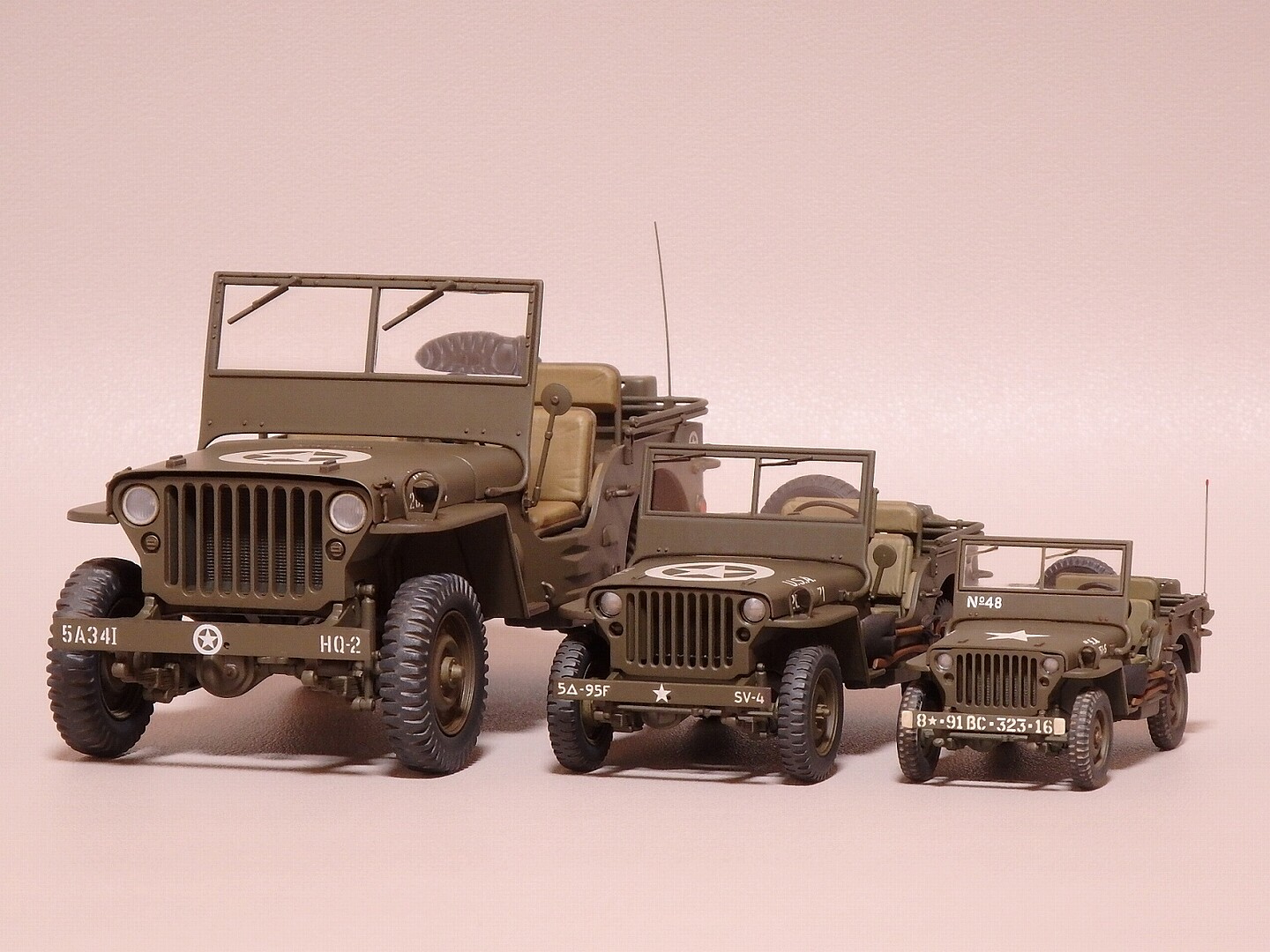 Jeep Willy Mb Th Anniversary Plastic Model Car Vehicle Kit