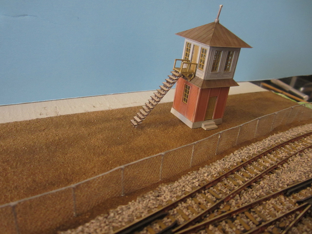 thumbnail image 2 of Tichy Train Group 2601 Wooden Signal Tower Kit – N Scale Model Railroad 2 of 5