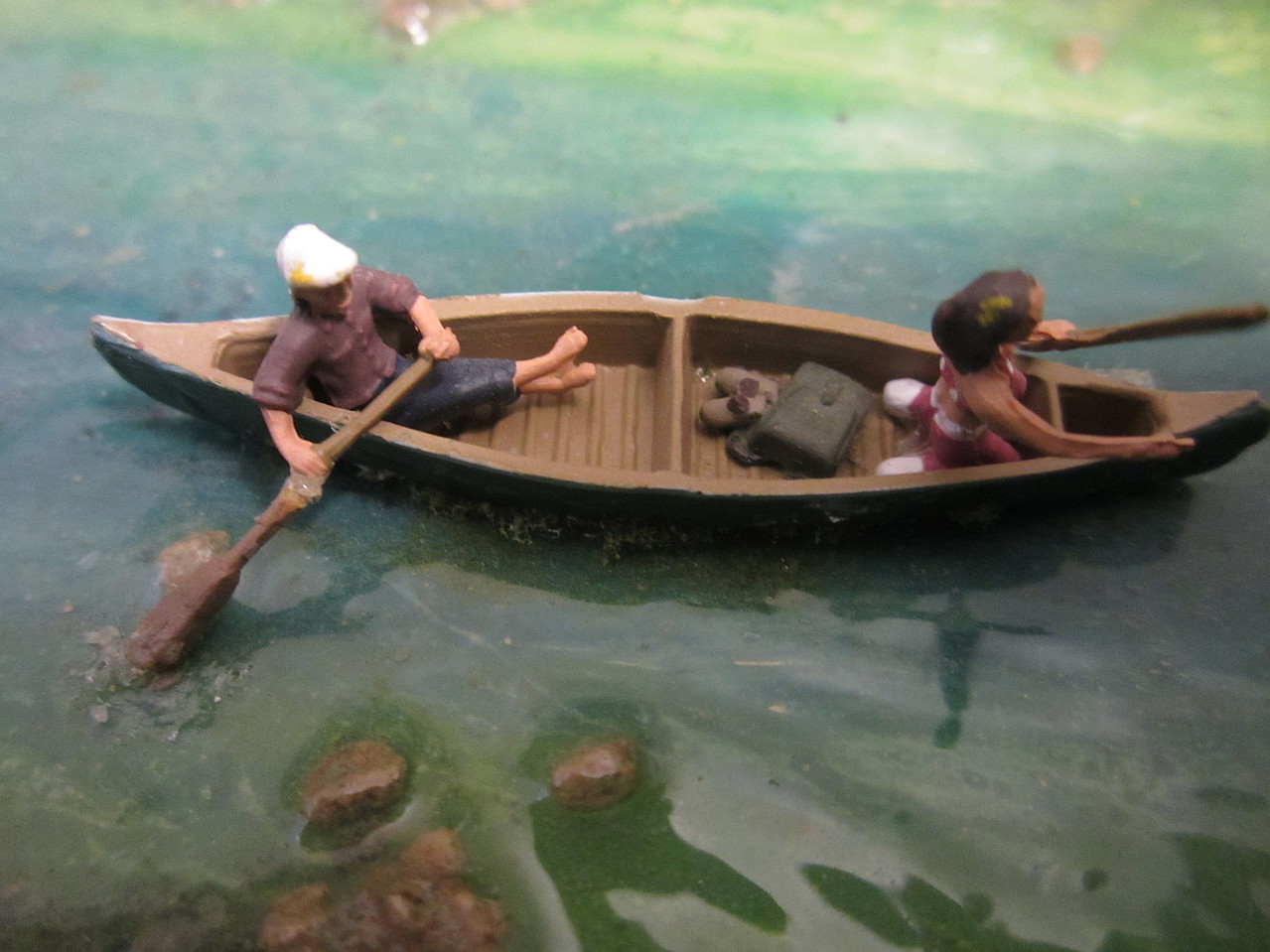 Woodland Scenics A1918 Canoers Figures HO Scale 1 87 for sale online 