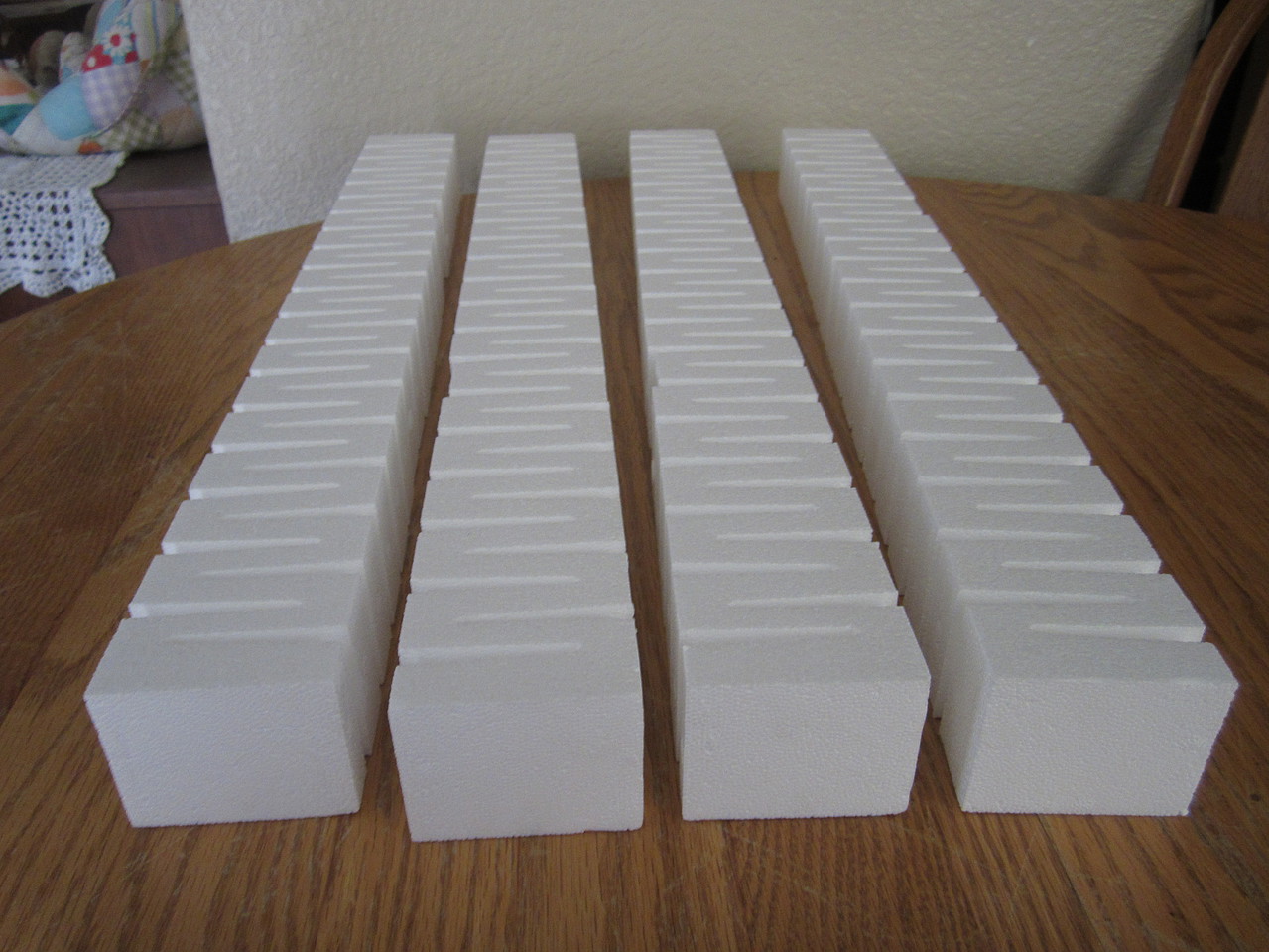2'' Riser 2' Long Each (4) Model Railroad Foam st1408 pictures
