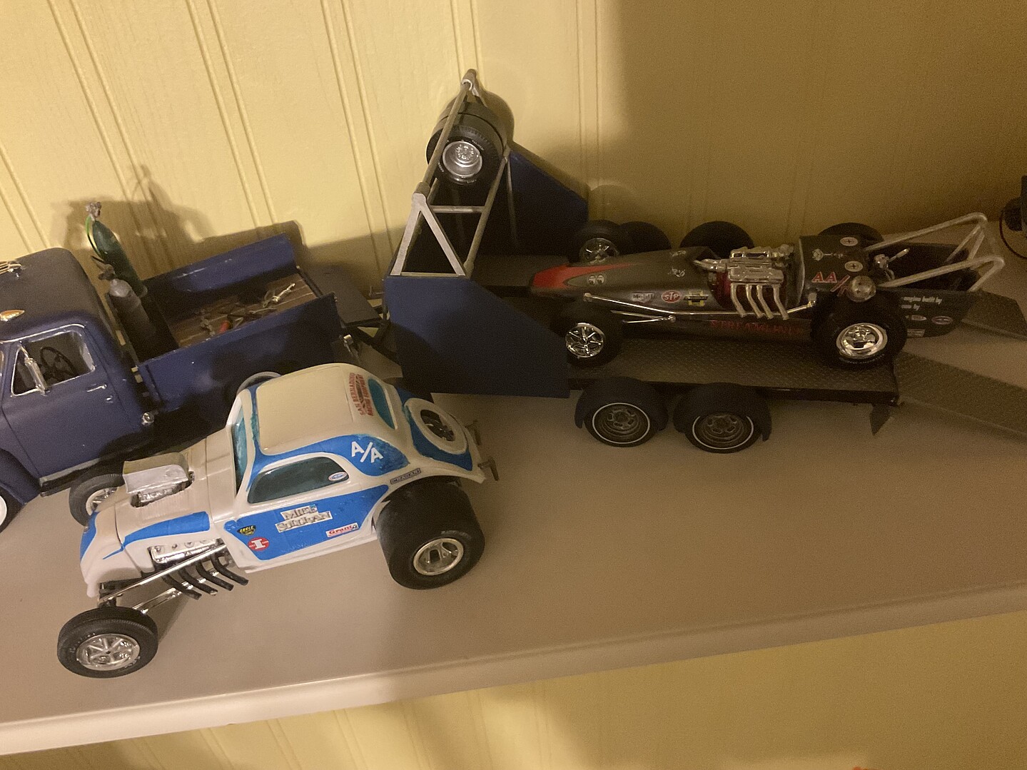 thumbnail image 2 of Fiat Double Dragster -- Plastic Model Car Vehicle Kit -- 1/25 Scale -- #1380 Pictures By Wityak58 2 of 13