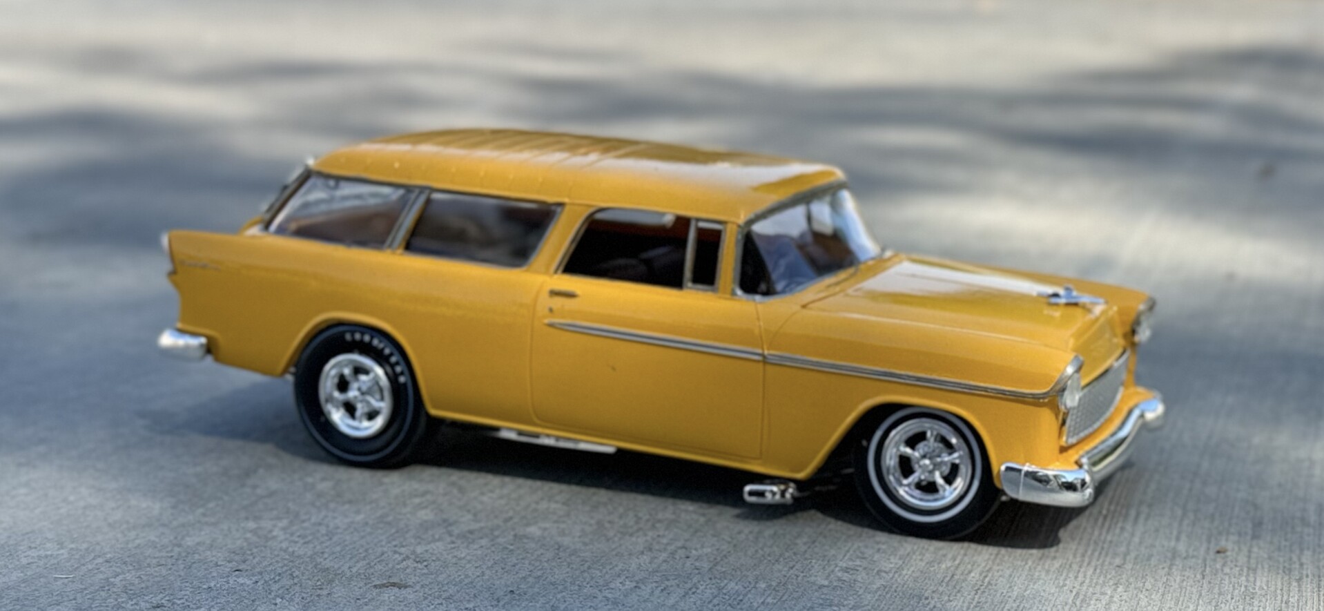 1955 Chevy Nomad Custom Station Wagon -- Plastic Model Car Kit -- 1/25 ...